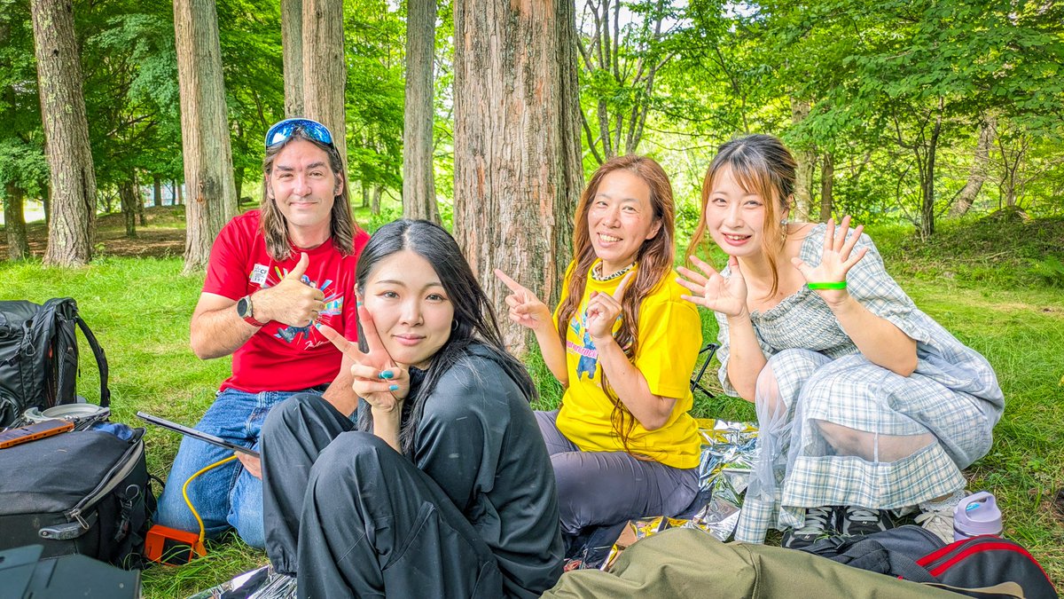 makepocket's tweet photo. 本日のILKO CREATIVE CAMP &amp; 撮影会、間もなく開始❗
ちょい暑すぎだけど、森の木陰は涼しい✨️
ご参加の皆様、お気を付けてお越しくださーい🚗💨 https://t.co/WDyoqfAtcJ