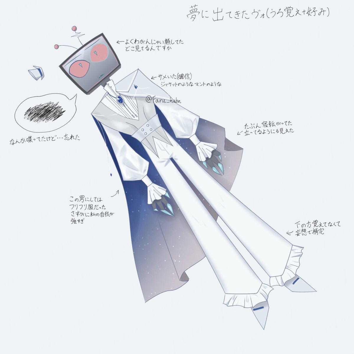 Faru_hzbn's tweet photo. また📺夢に出てきたから衝動描き https://t.co/UUOB0QXWzq
