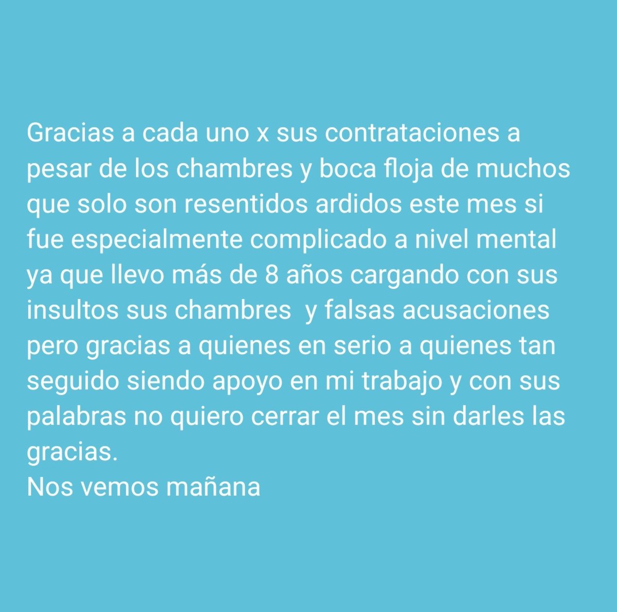 MineroAlexandra's tweet photo. Simplemente gracias https://t.co/CKGj7nWTdl