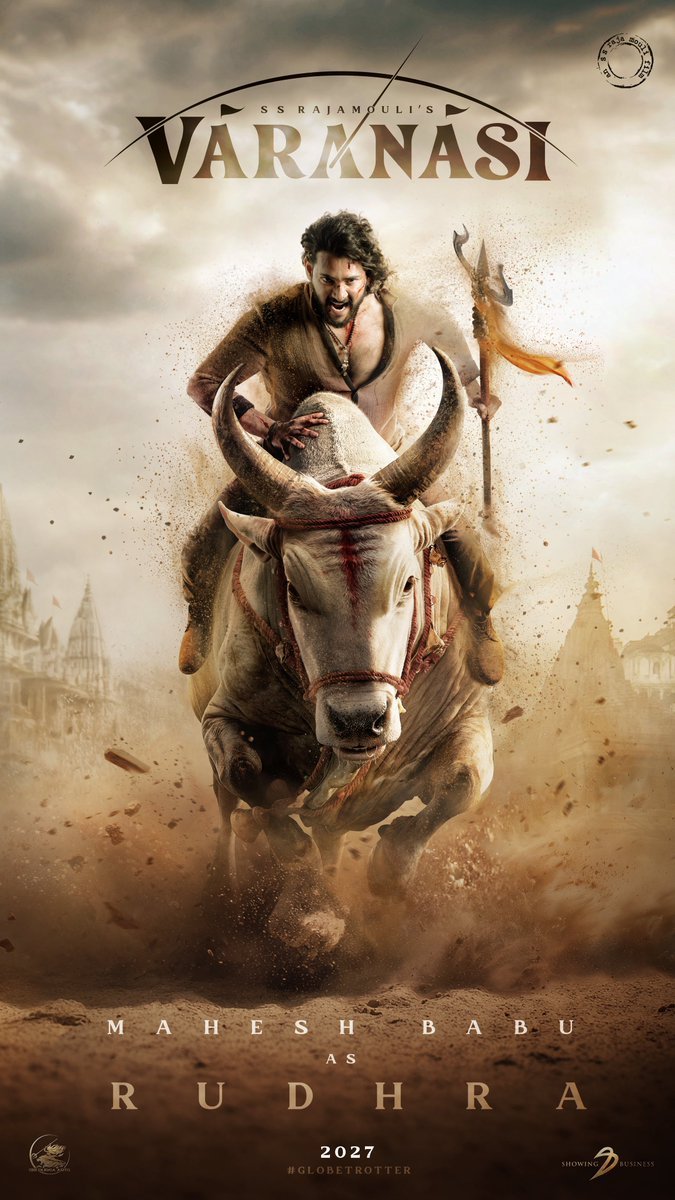 gotelugucinema's tweet photo. 🚨 Big Update on #Varanasi! 🎬

Only 80 days of shooting remain for #SSRajamouli's much-awaited #Varanasi. The team recently wrapped up filming the major IMAX action sequences at Ramoji Film City, Hyderabad.

According to reports, around ₹250 crore has been spent on constructing a massive Varanasi set, recreating the city's iconic ghats and streets. The film has also completed a major schedule in Kenya, featuring jungle-based adventure sequences, and has become the first Telugu film to be shot in Antarctica, creating a new milestone for Telugu cinema.

#MaheshBabu will reportedly be seen in a dual role as Rudra and Lord Rama, while #PriyankaChopra plays the female lead and #PrithvirajSukumaran stars as the antagonist.

#Varanasi is slated for a Pan-India release on April 7 next year. The story and screenplay are by #VVijayendraPrasad and #SSKanchi, with music composed by #MMKeeravaani.
