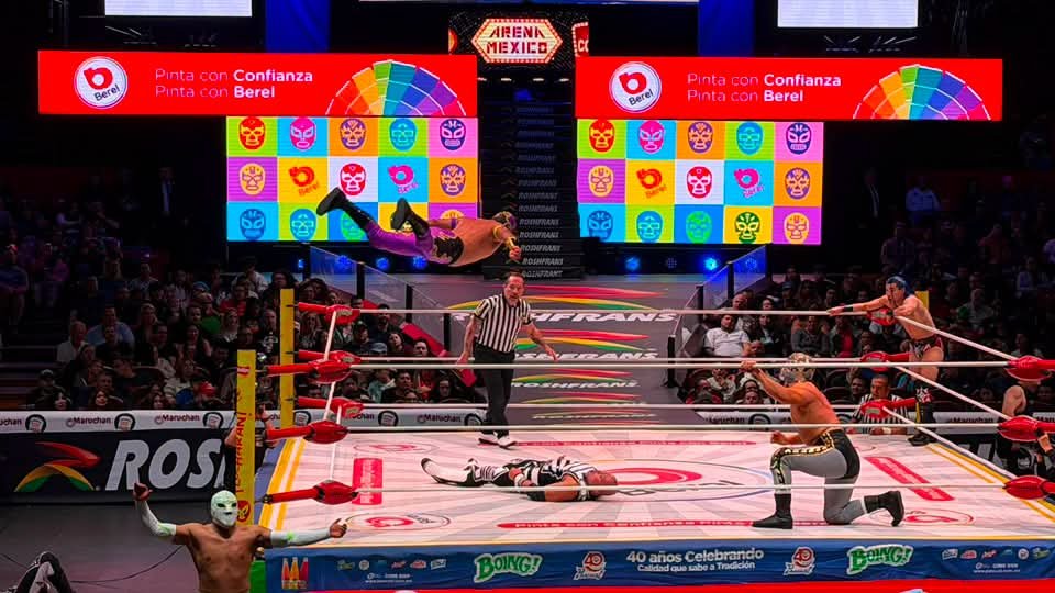 LaTijeraLucha's tweet photo. Inician la “noche de plata” con el torneo cibernético entre México contra Japón, donde
#Xelhua, #ValienteJr, #CapitánSuicida, #Fugaz #PanteraJr ante los extranjeros #YujiroTakahashi, #Yutani,#Douki, #Okumura y #ShomaKato.
Donde el experimentado #Douki logra derrotar a #Xelhua🚨 https://t.co/CV7A6ZoIbM