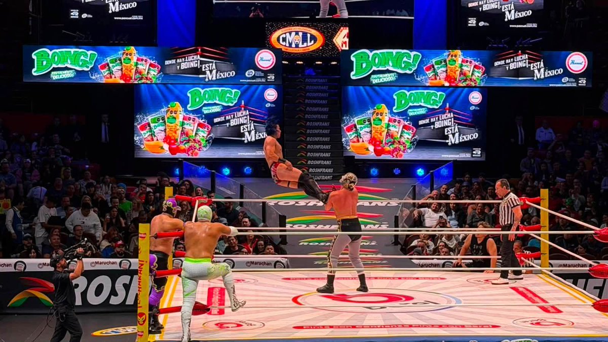 LaTijeraLucha's tweet photo. Inician la “noche de plata” con el torneo cibernético entre México contra Japón, donde
#Xelhua, #ValienteJr, #CapitánSuicida, #Fugaz #PanteraJr ante los extranjeros #YujiroTakahashi, #Yutani,#Douki, #Okumura y #ShomaKato.
Donde el experimentado #Douki logra derrotar a #Xelhua🚨 https://t.co/CV7A6ZoIbM