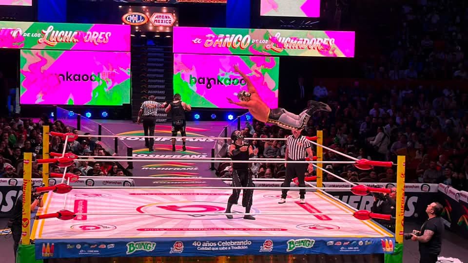 LaTijeraLucha's tweet photo. Inician la “noche de plata” con el torneo cibernético entre México contra Japón, donde
#Xelhua, #ValienteJr, #CapitánSuicida, #Fugaz #PanteraJr ante los extranjeros #YujiroTakahashi, #Yutani,#Douki, #Okumura y #ShomaKato.
Donde el experimentado #Douki logra derrotar a #Xelhua🚨 https://t.co/CV7A6ZoIbM