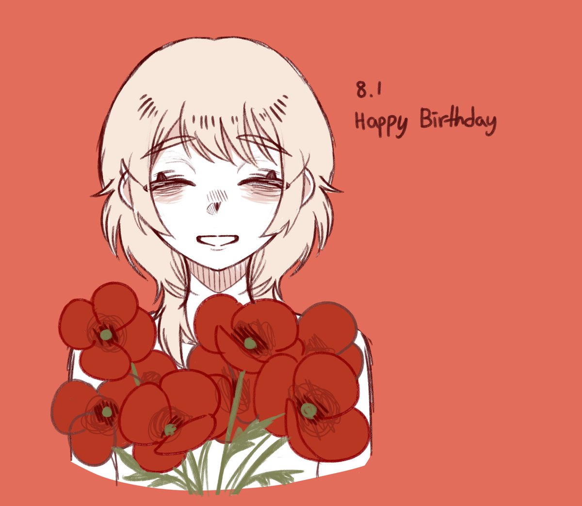 tealtinted's tweet photo. 오늘은 제 게임의 주인공 중 한명인 Yureme의 생일입니다
8월 1일의 탄생화는 개양귀비,
꽃말은 “나약한 사랑” https://t.co/4Whaa4mlKx