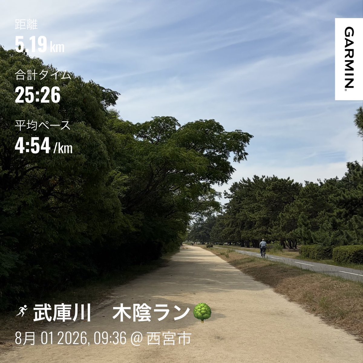 Hiro52338573's tweet photo. 5km Running
昨夜終電→ジム→早朝から資料作成→朝ラン。出発が遅くなった分、気温も⤴️
木陰を選んで走ってきました🌳

昨夜のジムトレ
腹筋 x 50
背筋 x 20
ベンチ 60kg x 10 , 50kg x 10
懸垂 順手 x 15 逆手 x 10

これから子供とプールです♪
よい1日を〜 https://t.co/lzEA0Kd5Bu