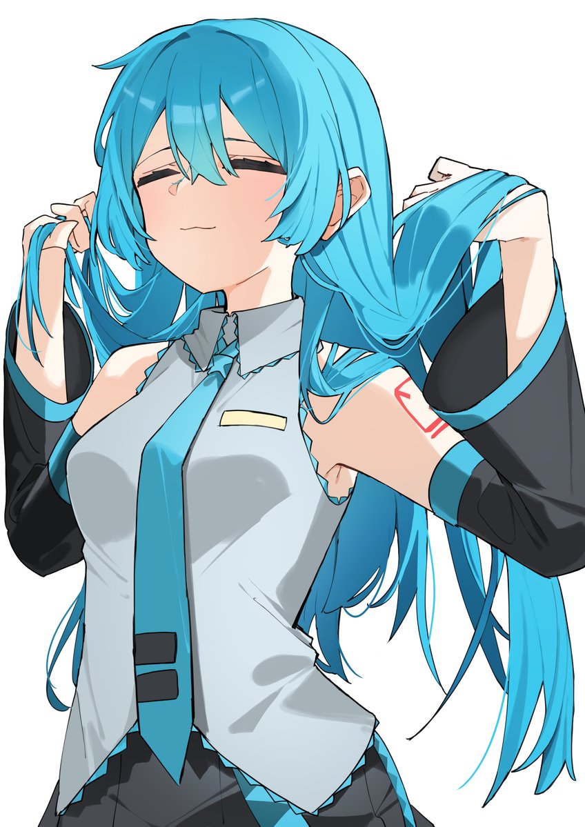 NUn178089's tweet photo. 久しぶりの過去絵ミク https://t.co/jby60BPivO
