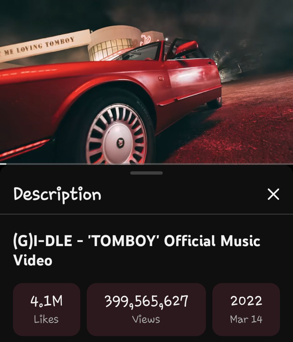 beautifulaura9's tweet photo. UPDATE:

sometime around IDLEPALOOZA, NXDE officially surpassed TOMBOY to become i-dle's second most viewed MV! 

🥳🎉🥳🎉🥳🎉🥳🎉🥳 https://t.co/v73XtpQvxj
