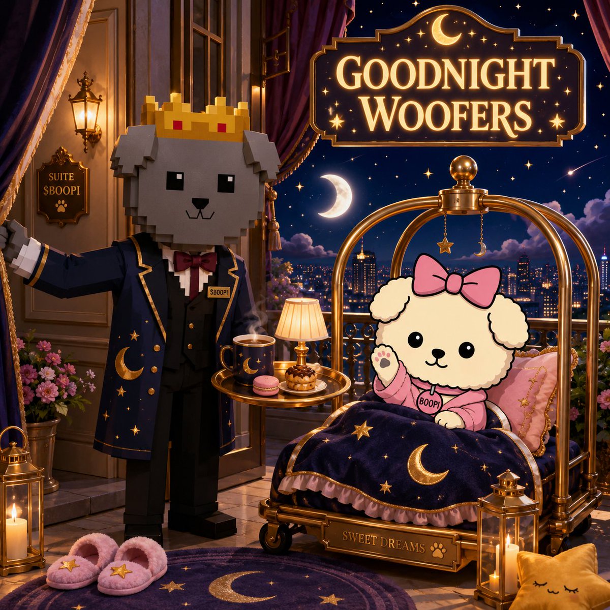 MrOriginalKhan's tweet photo. Nighty Night Woofers &amp; $BOOPI MFERS!😴

Rest well, so we can go hard for the rest of the weekend mfers!💯

MINT: https://t.co/8R2UayCFJr

$BOOPI CA: 7fodN5Vn21kZdGfvA178ZNctqsZ2kCGVRHfFNEkboop

#DaWoofersNFT #BOOPI $BOOPI https://t.co/yrwc7yVfNs