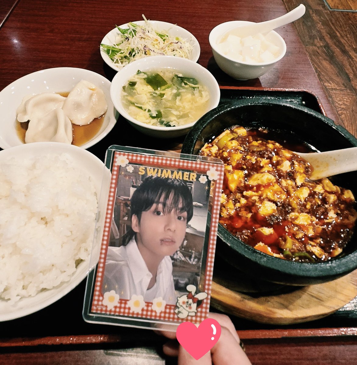 0613_m_s's tweet photo. 中華ランチ🐰💜🥢
麻婆豆腐が美味しくて、ごはんが止まらない🤤🍚 https://t.co/CCLtMV0ZsS