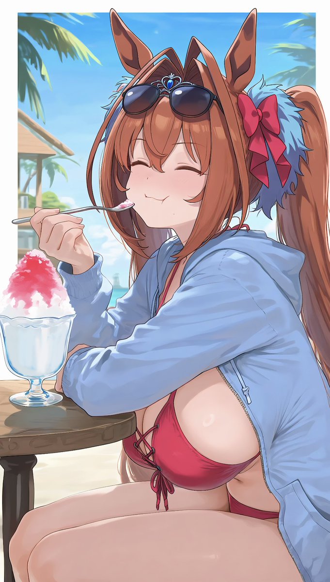 yuna_yuna080's tweet photo. お昼のかき氷とダスカ
sfw https://t.co/GmIZHWNT2f
