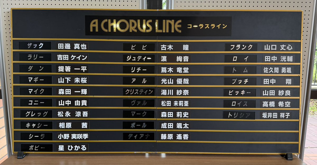 bananan_07's tweet photo. 2026.08.01
コーラスライン🎩全国公演開幕
おめでとうございます✨ https://t.co/Y35aVYYiOJ