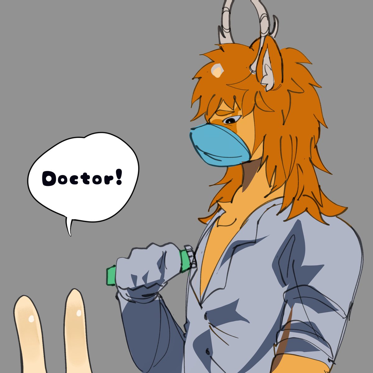 waterdog_d's tweet photo. #animalhospital #fanart #drharlow #intern https://t.co/t8HTIyyLha