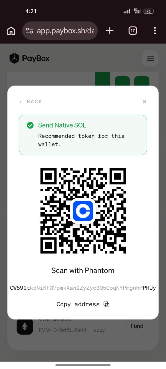 mcgeebenjamin5's tweet photo. @moonpay @abiryvn_Eth CW591tkdNiKF37pmkXan2ZyZyc3Q5CoqNYPmgnhPPRUy https://t.co/I31zUMR7Ac