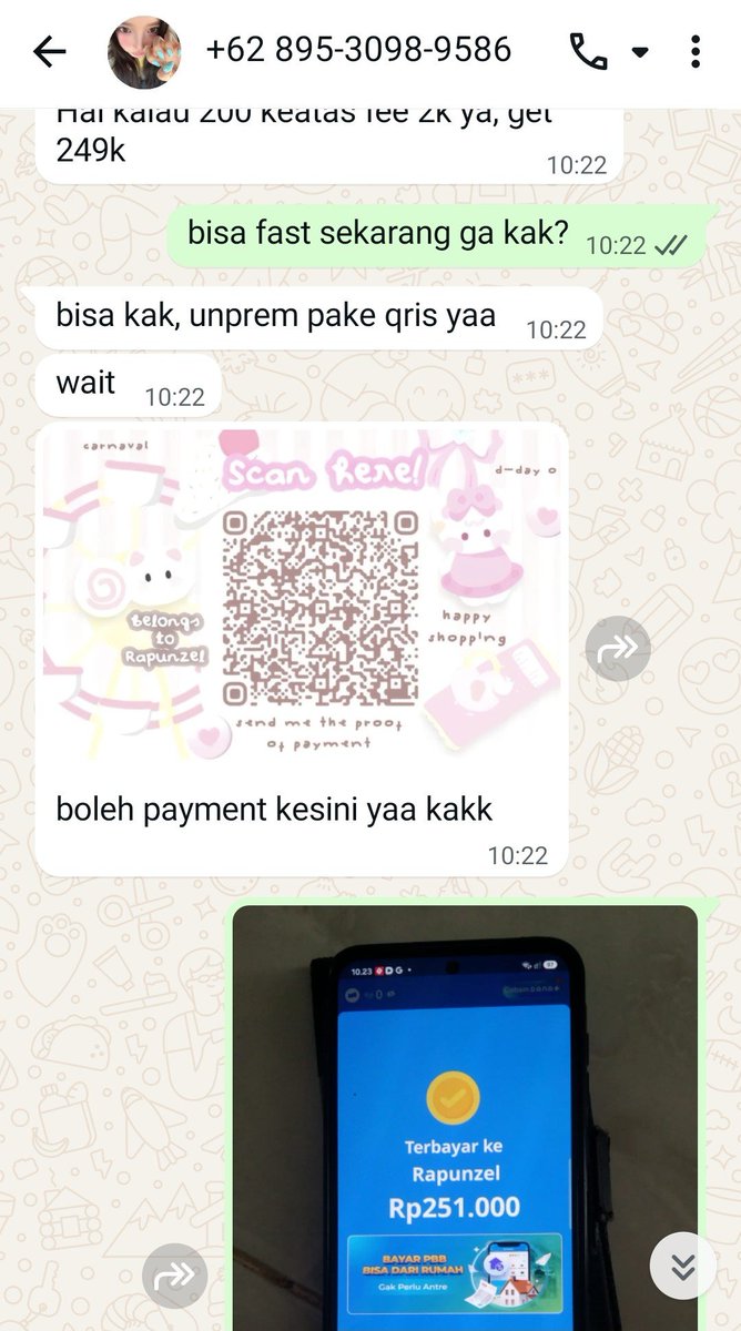 megurane's tweet photo. HATI-HATI PENIPU #zonaba #zonauang #zonabu

@brangkum 089530989586
Rapunzel

Semoga ga berkah uangnya kak 🫰🏻 https://t.co/1Pyk9NjPHX
