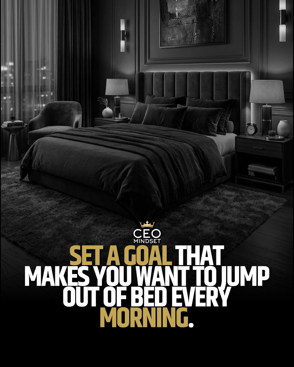 CEOMindsetX's tweet photo. The real flex isn't waking up at 5 AM.

The real flex is having a purpose so powerful that getting out of bed feels exciting.

✨ Stop chasing motivation.
✨ Start building a vision.
✨ Make your future so compelling that your present has no choice but to catch up.

Your dream life is built one morning at a time.