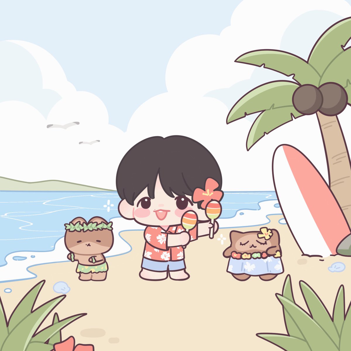 Ooyxyi's tweet photo. #백현 8월도 행복하게 보내～☀️🏖️ https://t.co/IywRooNPSw