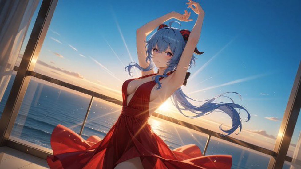 Maddie2DFD1's tweet photo. Everything is exactly how it should be~ 

I’m on vacation, basking in this gorgeous sunset with the perfect ocean view. 

You? At home working that shit job so you can $hred your paycheck and fund my next trip. https://t.co/Xlk19BBfLP