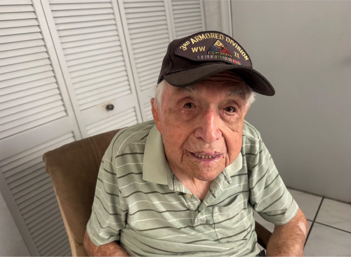 MilitaryCooI's tweet photo. Mark Hersh a WW2 Veteran recently turned 100 years old! 

Hersh was drafted into the U.S. Army at 18 years old. He remembers fighting across Europe until Germany surrendered in May 1945. After returning home Hersh met his wife Greta. They were married for 71 years.

"He's definitely proud to be an American," David his son said. "He's proud to have served in the military. We're proud to have him in our family."

Thank you for your service and happy late birthday Hero!