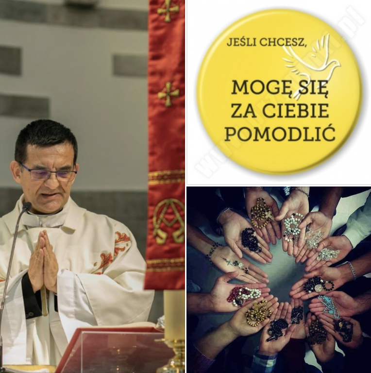 MarekJanPytko's tweet photo. Drodzy Przyjaciele, Siostry i Bracia,

przyjmuję intencje modlitewne na Mszę św., którą będę odprawiał, w najbliższy poniedziałek od godz. 15.oo.

Proszę także zjednoczyć się z ofiarą tej Mszy - choćby jedną 10tką Różańca św., zarówno w intencjach własnych jak i wszystkich pozostałych osób, aby wspólne łaski z Nieba były jeszcze większe i bardziej owocne!
Módlmy się Wszyscy z Determinacją i żywą Wiarą! JEZUS jedynym PANEM i KRÓLEM naszym JEST!

Błogosławię !+
Ks. Marek

Ps. Gdyby poza tym, ktoś chciał, zamówić Msze św., to zapraszam. Proszę pisać w wiadomościach, przez Messanger lub pod adresem: nowenny139@gmail.com