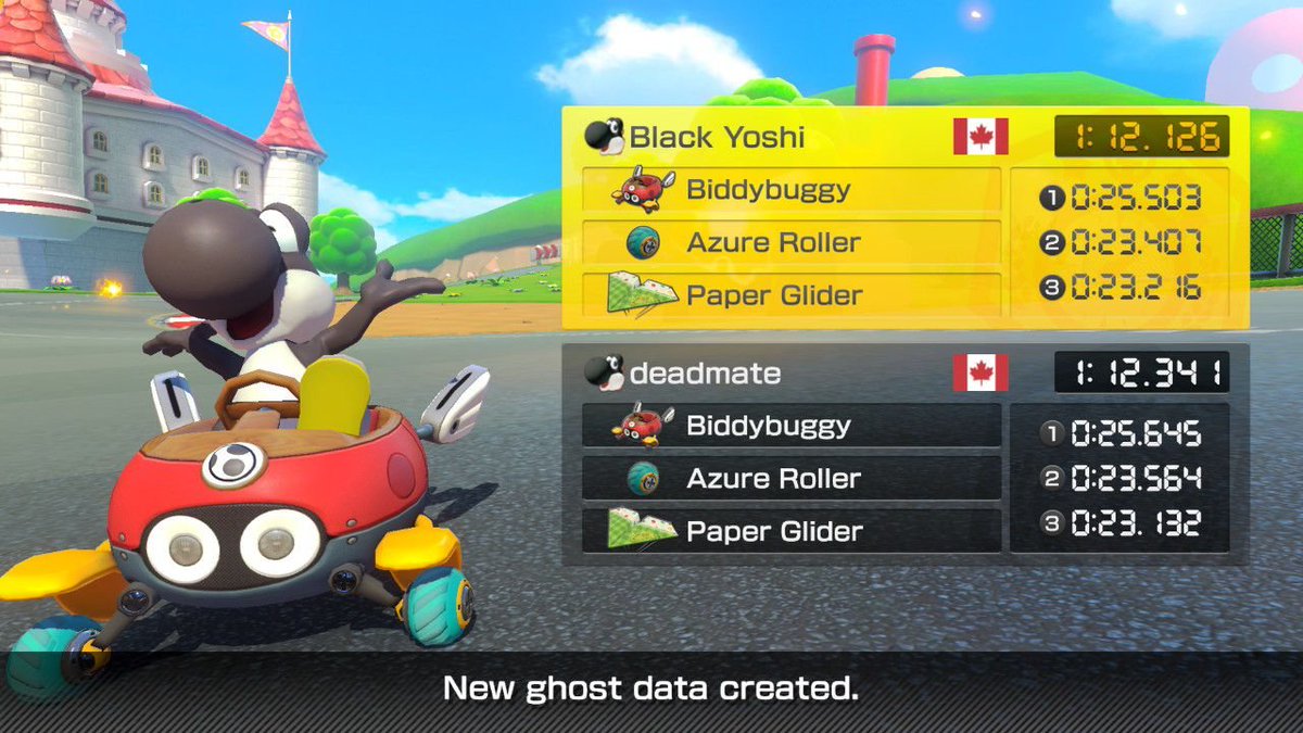 deadmate_'s tweet photo. Black Yoshi World Record #MK8DXWR https://t.co/ZrndbRPJAC