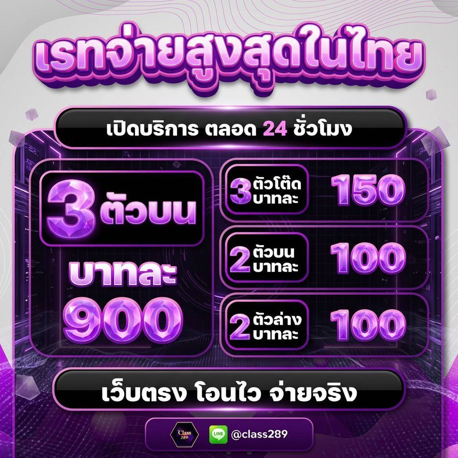 Okthai_26's tweet photo. 💜 จ่ายไวทุกงวด เน้นโอนไว 24 ชม.
🔮 3 ตัวบน บาทละ 900

🎯 3 ตัวโต๊ด บาทละ 150
📌 2 ตัวบน/ล่าง บาทละ 100

👉 https://t.co/AikdGNbhw0

#หวยออนไลน์ #หวยรัฐบาล #Class289 https://t.co/TqPQtvCyxL