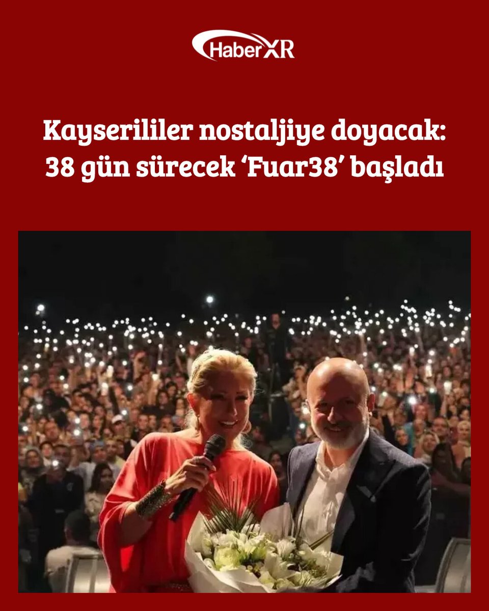 haberxr's tweet photo. Kayserililer nostaljiye doyacak: 38 gün sürecek ‘Fuar38’ başladı ---Detaylar Profildeki LİNKTE https://t.co/1JlFdXWe5D