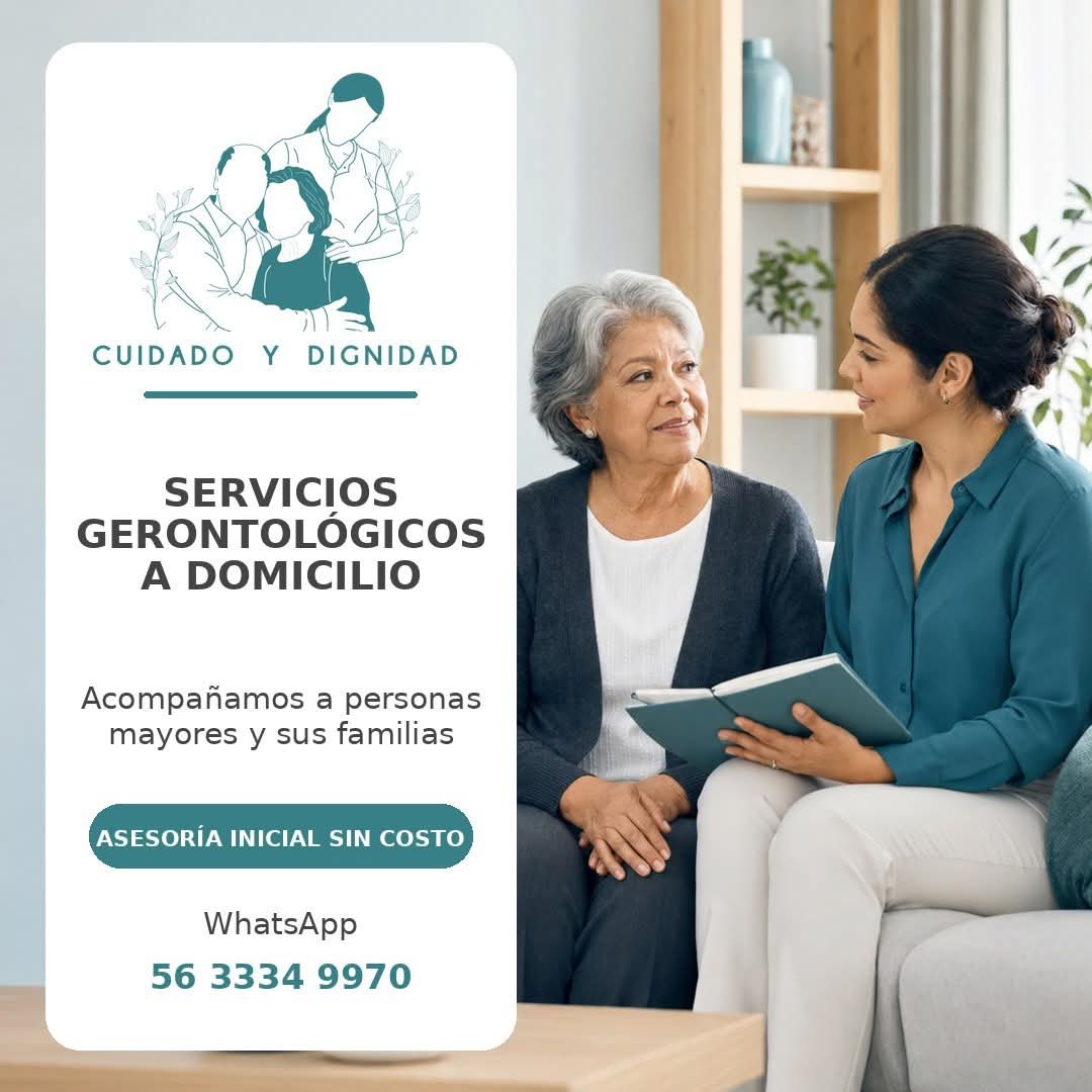 CuidadoDignidad's tweet photo. En Cuidado y Dignidad acompañamos a personas mayores y a sus familias mediante servicios gerontológicos personalizados en el hogar.

#CuidadoYDignidad #ServiciosGerontológicos #PersonasMayores #EnvejecimientoDigno #CDMX https://t.co/68VTip9fVF