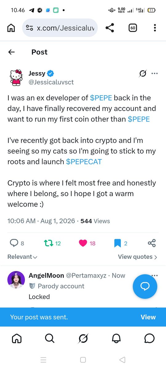 Pertamaxyz's tweet photo. @cryptohako Yeah legend Please bless me 

3N8ueTUHnK66gdBxxdvJJxov788LXJzGK7NdQmrUZHhq https://t.co/2JKtH6I8nm