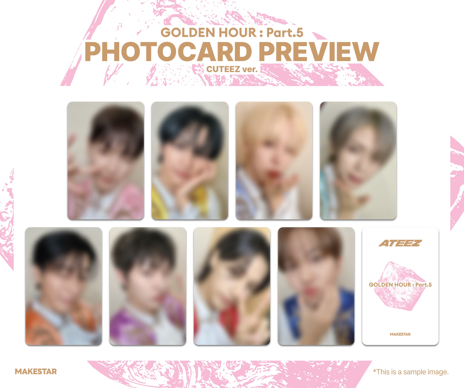 MAKESTARCORP в X: „ATEEZ(에이티즈) 14TH MINI ALBUM [GOLDENHOUR