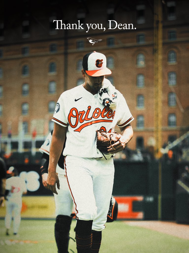 Orioles's tweet photo. Thank you, Dean 🧡 https://t.co/9vMyBo4L7P