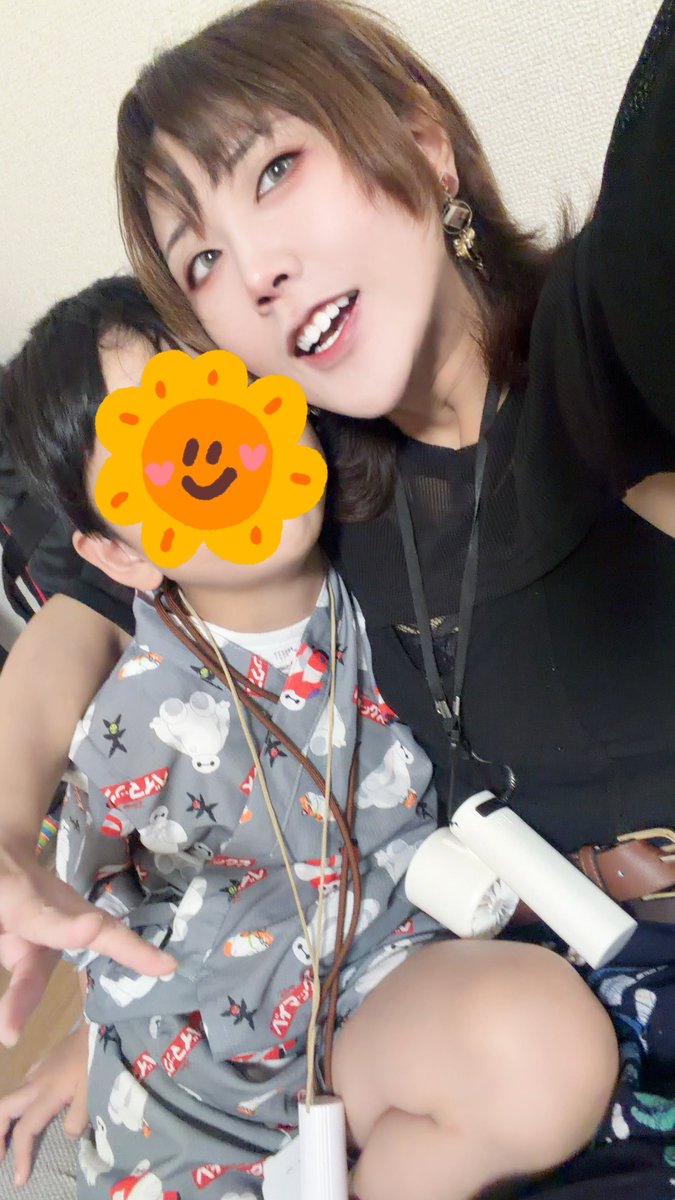 ouka_night's tweet photo. 本日息子とデート🫶
浴衣スカート風にした！ https://t.co/Rjvks9QBGl