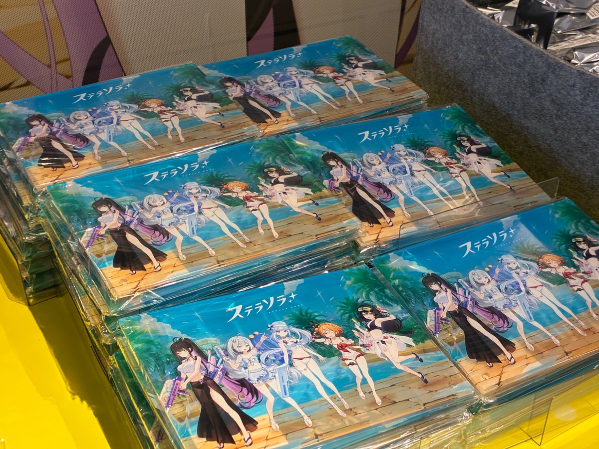 shibuya_t_comic's tweet photo. ／
本日より、『ステラソラ』POP UP SHOP IN SHIBUYA TSUTAYA 6階 IP書店 展開開始‼️🌴🏖✨
＼

SHIBUYA TSUTAYA 6階 IP書店にて、特設コーナーが登場！

ゲーム内に登場する魔王ちゃん、チトセ、フリージア、トーナ、テレサが愛らしい水着姿の新規イラストで勢揃い💕

🎁購入特典🎁
『ステラソラ』POP UP SHOP IN SHIBUYA TSUTAYA 6階 IP書店 関連商品を2,200円(税込)ご購入ごとに、【限定クリアカード(全5種)】をランダムで1枚プレゼント！

皆様のご来店を心よりお待ちしております！🫡

詳しくはこちらから👇
https://t.co/jR9riLO9Ia

#ステラソラ
#IP書店
#シブツタ