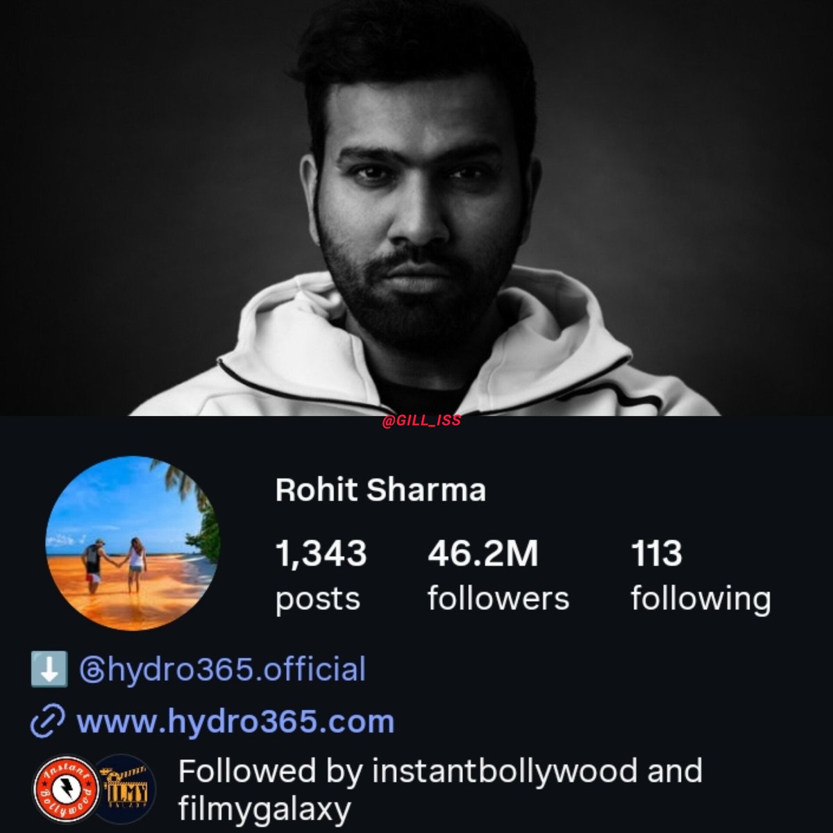 Gill_Iss's tweet photo. The only Indian sports personality with organic 45M++ followers🗿🔥

Rohit Gurunath Sharma !! https://t.co/DM7cz2nxU1