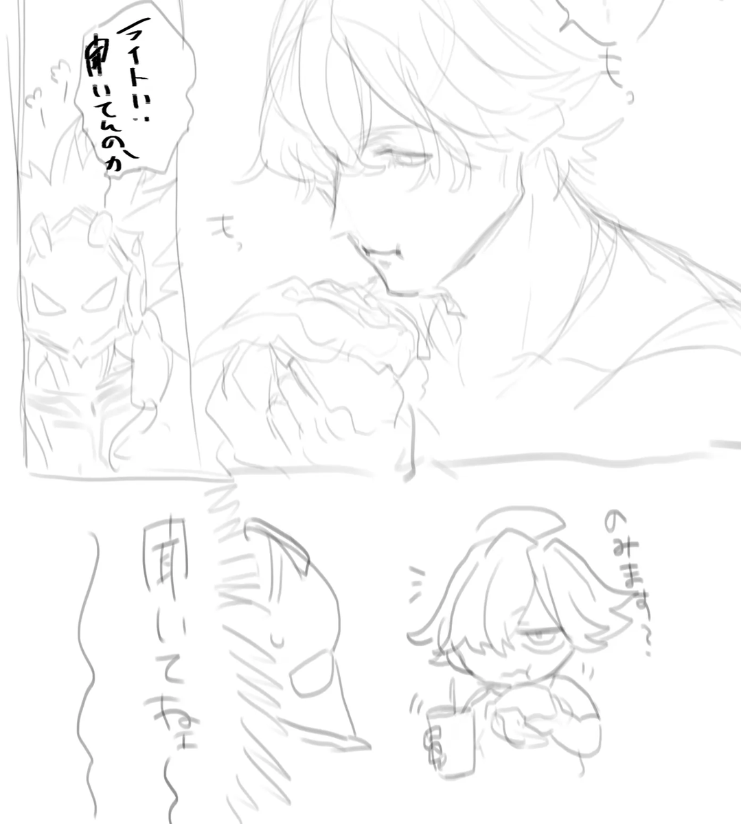 aza_4989's tweet photo. ブルスカらくがき https://t.co/JXFA689bO8