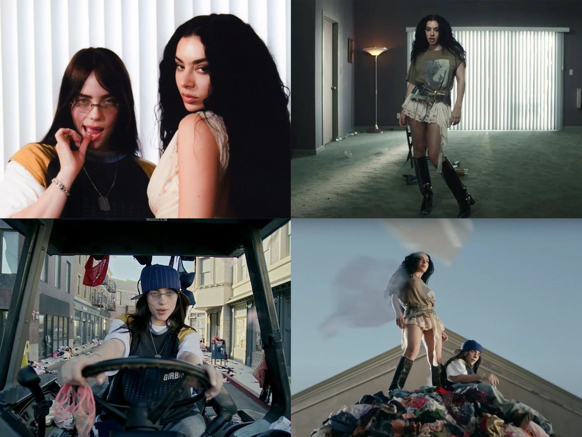 PopCrave's tweet photo. 2 years ago today, Charli xcx released “Guess” feat. Billie Eilish. https://t.co/MG676T4QHM