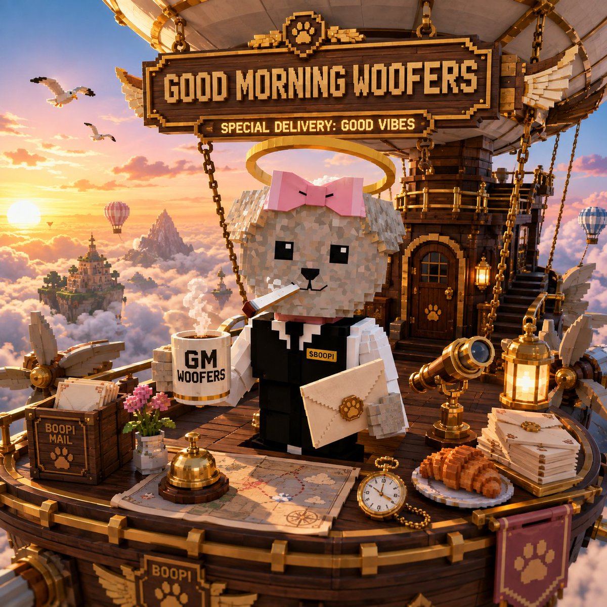 DaWoofersNFT's tweet photo. Sunday Morning Woofers!☀️

I hope you all enjoying the woofing weekend. To make it better go mint DaWoofers NFT!🔥

Become a WOOFER!🐶

Mint Link: https://t.co/ejMlczJsE7

#DaWoofersNFT https://t.co/6RYf3Vk4qt