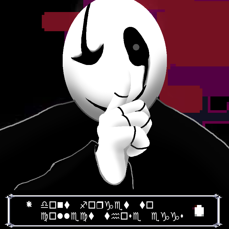 Backthejoi's tweet photo. dont forget to collect those eggs... #deltarune #gaster https://t.co/0wk6VAbACj