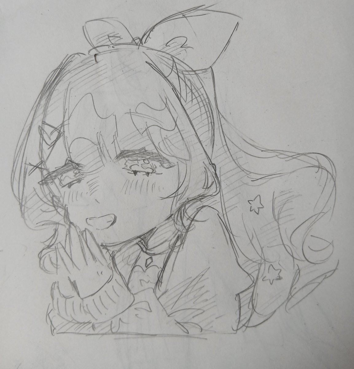 by23832's tweet photo. 🐻‍❄️️さんを書いてる時に茶子さん書きたいなーって思って衝動で書いた #茶子アート https://t.co/H1aZduCHQw