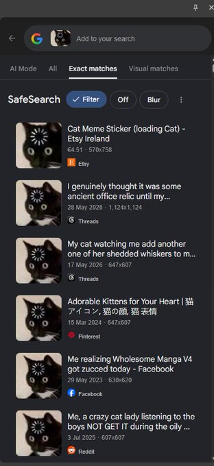 NewtonDevs's tweet photo. There's a viral loading cat meme template flooding X right now, 1M+ Views in 10hrs.

People r using the meme everytime they don't understand something.

Rlly good narrative - Basically applies to trenching everytime a vamp happens.

The meme is blurry because it's loading in.

https://t.co/W6vJXRBy3h