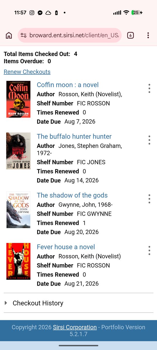 thiccXflair's tweet photo. Just checked out the buffalo Hunter Hunter from my local library today thinking I would had 3 weeks and I see I only have 2 is wild https://t.co/Ar68iiTYM5