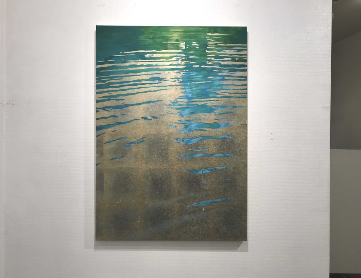 HFG_ginza's tweet photo. 【開催中】
「芹澤マルガリータ個展 resonance」
※日曜(8/2)休廊
　　
日本画の画材で、水面に焦点をあてたシリーズ、海外の街並みを描きます。
素材の魅力を引き出しながら、どこか懐かしさを覚える風景をお楽しみいただけます。
　
#日本画 #絵画 https://t.co/FWGUViOk9Q