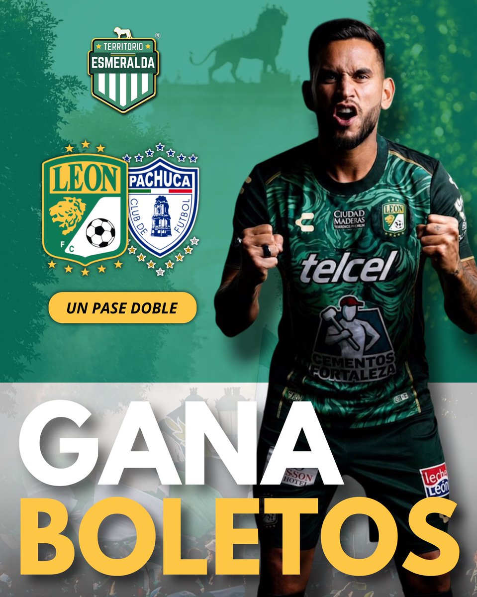 Terr_Esmeralda's tweet photo. A HACER CORAJES AL ESTADIO 🦁🏟️

Tenemos un pase doble para nuestra bandita de X, lo único que tienen que hacer es: 📲

1️⃣ Seguir a Territorio Esmeralda 
2️⃣ Darle Like y RT a este post 
3️⃣ Comentar la palabra “listo” 

Y ya, es todo, mucha suerte todos, el ganador lo daremos a conocer este sábado 1 de agosto a las 10:00 am aquí mismo 💚🏟️

#TerritorioEsmeralda #DejandoHuella