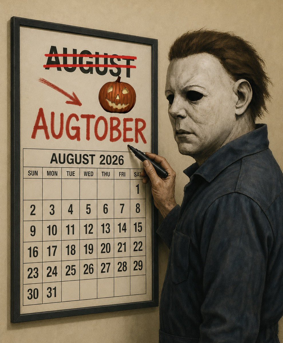 HalloweenVerse's tweet photo. Happy AUGTOBER everyone 🎃 👻 
#August2026 #Augtober1st https://t.co/rzZaeAxAis