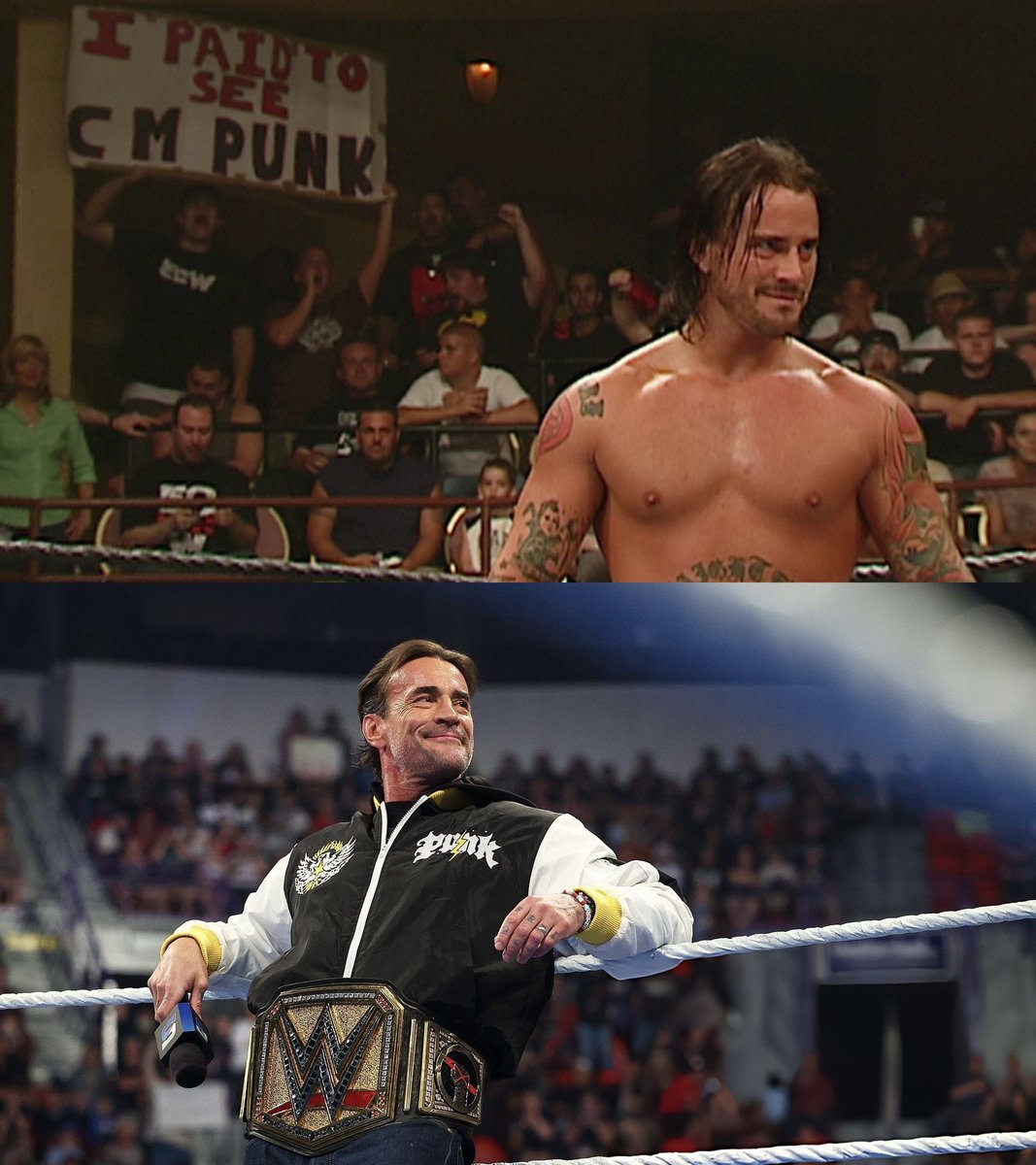 Teffo_01's tweet photo. Happy 20th WWE anniversary to the Undisputed WWE Champion CM Punk 🎉

GOAT has conquered this company in both of his runs. Best to ever do it ❤️ https://t.co/CuDX6uGogE