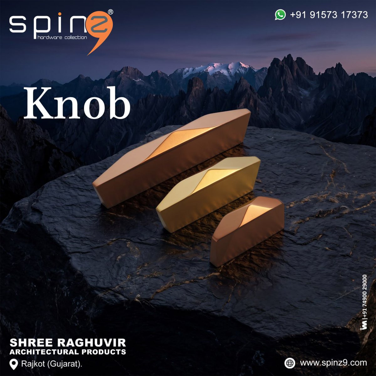 ibais_hardware's tweet photo. SHREE RAGHUVIR ARCHITECTURAL PRODUCTS | Rajkot π’
PREMIUM KNOB
Mr. Shreekant Popat - +91 91573 17373 | +91 99741 08272
WhatsApp: https://t.co/tEa25asmMF
.
#ShreeRaghuvirArchitecturalProducts #Spinz #Knob #CabinetKnob #DrawerKnob #HardwareFittings #ArchitecturalHardware https://t.co/gQmj6AID7g