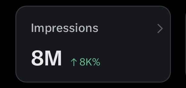 yungreal69's tweet photo. 1M IMPRESSIONS IN 1 DAY 

Can’t thank you enough ❤️ https://t.co/rWuvvwbQ1G