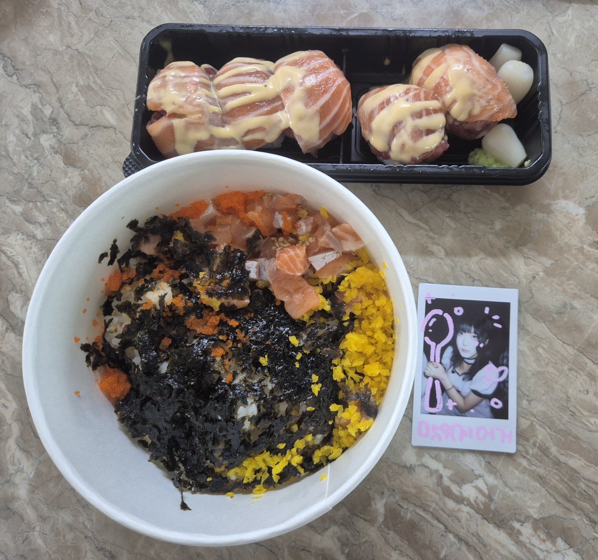 mxrineac's tweet photo. 육회바른연어~ https://t.co/SY9ZlATw4a