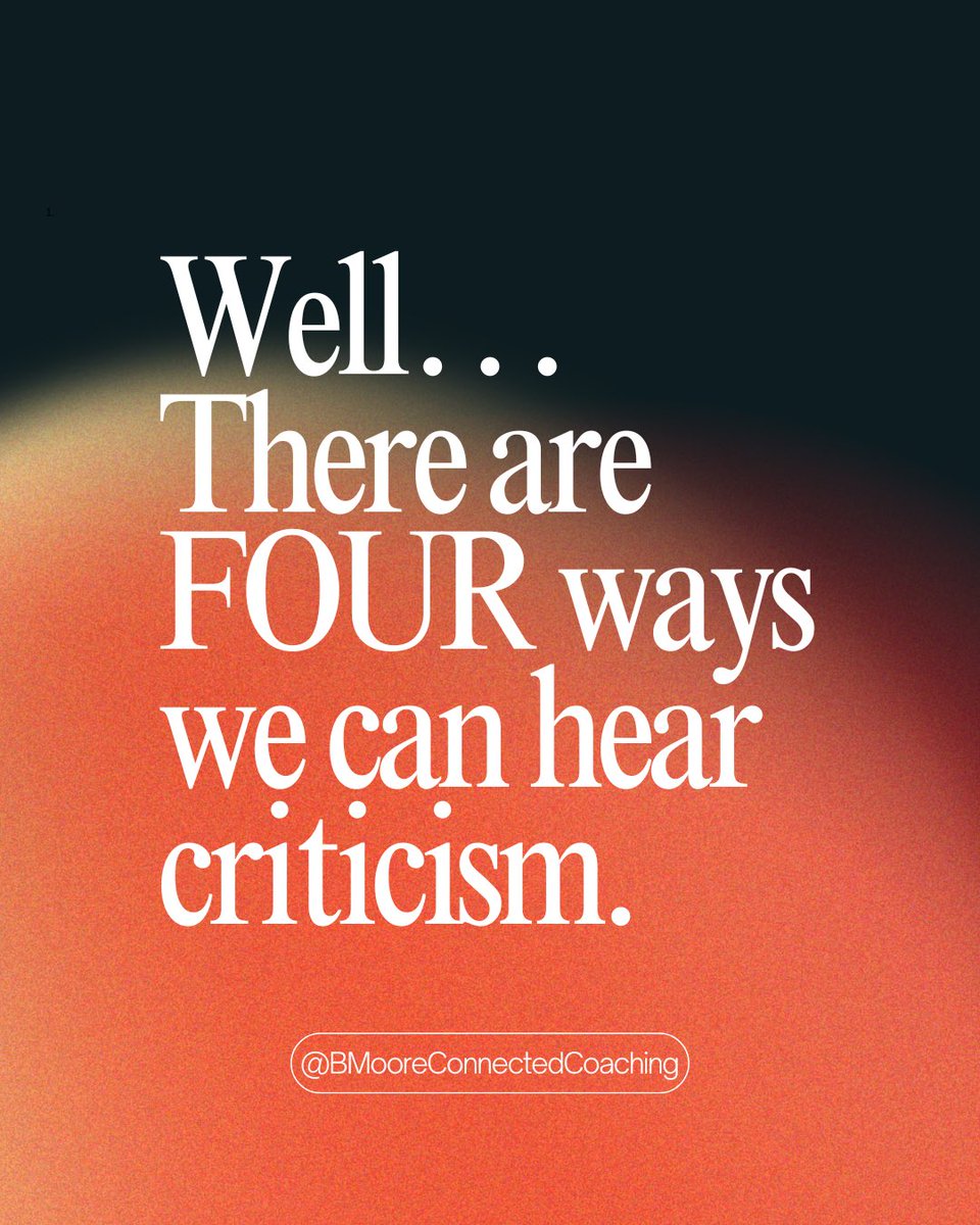 bmooreconnected's tweet photo. 1/3 Being criticized is hard. Being criticized by someone you love or care for? F*cking sucks.

When someone says, “You’re the most selfish person I know,”  most of us have one of two reactions:

We attack back.
Or we shut down.

But ‘Nonviolent Communication’ offers another https://t.co/Ago2aprFHT