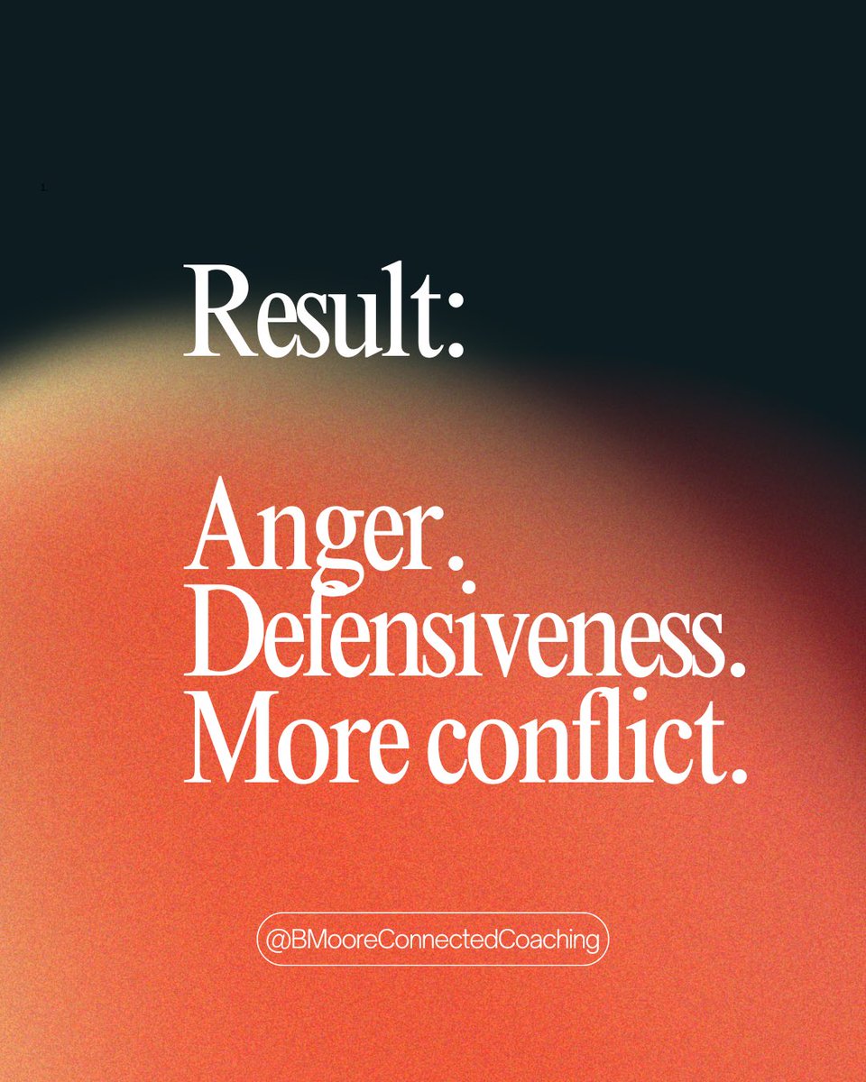 bmooreconnected's tweet photo. 2/3 option. Instead of getting stuck on the accusation, get curious about the feeling and the unmet need underneath it. Because people rarely say exactly what they mean when they’re hurting.

“You’re selfish” might actually mean...

 “I’m feeling alone.”
 “I don’t feel https://t.co/unVOTtw8kq