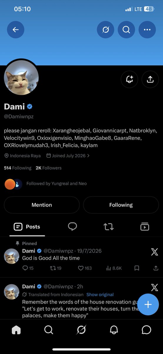 verapamil01's tweet photo. @trustyneo @Damiwnpz @yungreal69 Following all three accounts https://t.co/Cj4AlSSTIa